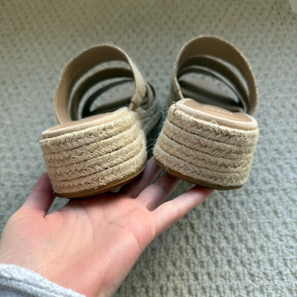 Eileen Fisher Mayla Jute Espadrille Sandal size 9
